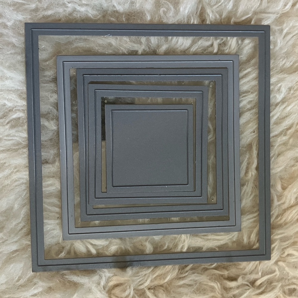 Card Paper Metal Die Cuts 5 Square